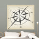 Grunge Compass Vector
