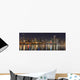 Chicago Christmas Skyline Lights Wall Decal