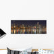 Chicago Christmas Skyline Lights Wall Decal