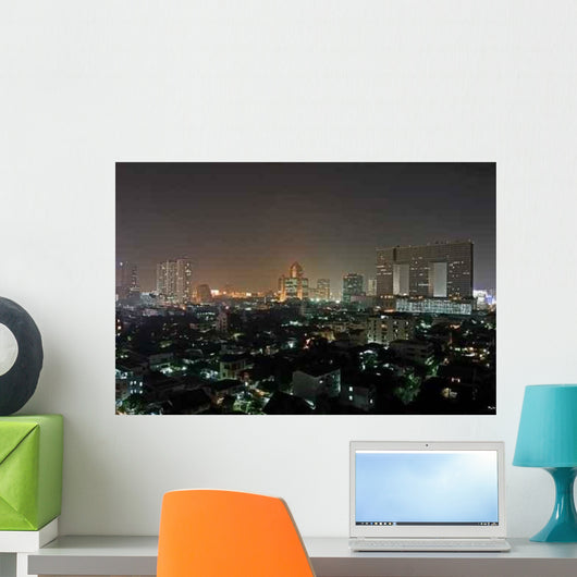 Bangkok Night Wall Decal
