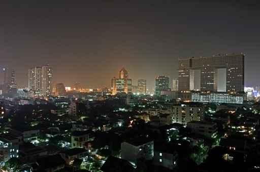 Bangkok Night Wall Decal