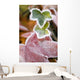 Frost On Autumn Leaves Wall Mural