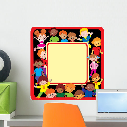 Glad Kids Frame Place Wall Mural