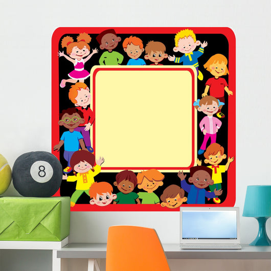 Glad Kids Frame Place Wall Mural