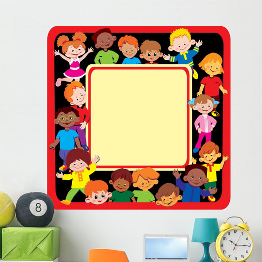 Glad Kids Frame Place Wall Mural