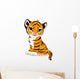 Cute Tiger Cub Wall Decal