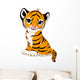 Cute Tiger Cub Wall Decal