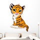 Cute Tiger Cub Wall Decal