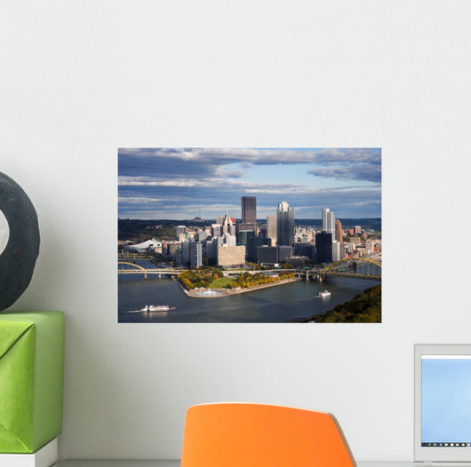 Downtown Pittsburgh, Pa Wall Mural