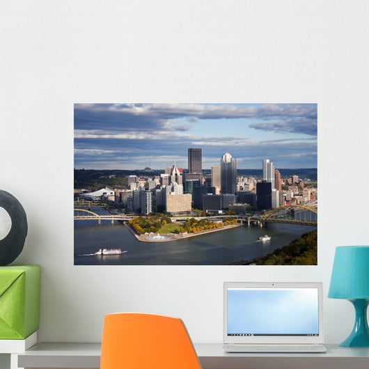 Downtown Pittsburgh, Pa Wall Mural
