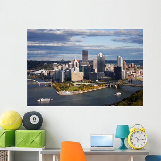 Downtown Pittsburgh, Pa Wall Mural
