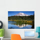 Mt Rainier With Reflection Wall Mural