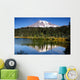 Mt Rainier With Reflection Wall Mural