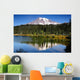 Mt Rainier With Reflection Wall Mural
