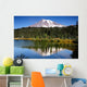 Mt Rainier With Reflection Wall Mural