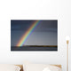 Rainbow Over Lighthouse Wall Mural