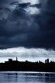 Storm Over City, Tyne And Wear, England Wall Mural