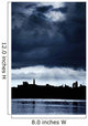 Storm Over City, Tyne And Wear, England Wall Mural
