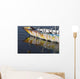 Reflection Of Boat In Lake Wall Mural