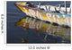 Reflection Of Boat In Lake Wall Mural