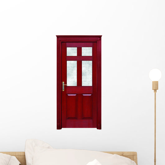 Wooden Door Wall Decal