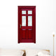 Wooden Door Wall Decal