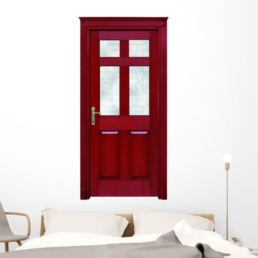 Wooden Door Wall Decal