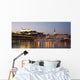 Bratislava - castle and cathedral in evening and Danube Wall Mural