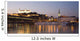 Bratislava - castle and cathedral in evening and Danube Wall Mural