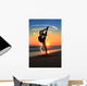 Skilled Young Dancer Beach Wall Decal