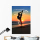Skilled Young Dancer Beach Wall Decal