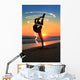 Skilled Young Dancer Beach Wall Decal