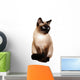 Siamese Cat With Bright Blue Eyes Wall Decal