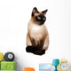 Siamese Cat With Bright Blue Eyes Wall Decal