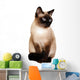Siamese Cat With Bright Blue Eyes Wall Decal