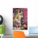Traditional Painting On A Wall Wall Mural