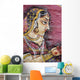 Traditional Painting On A Wall Wall Mural