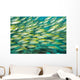 Schooling Bigeye Snappers Wall Mural