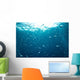 Bubbles Underwater Wall Mural