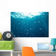 Bubbles Underwater Wall Mural