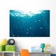 Bubbles Underwater Wall Mural