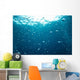 Bubbles Underwater Wall Mural