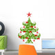 Vector Christmas Tree Wall Decal