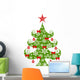 Vector Christmas Tree Wall Decal