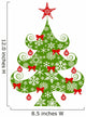 Vector Christmas Tree Wall Decal