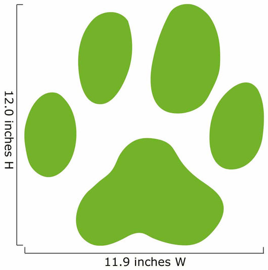 Katzenpfote, Katzentatze, Hundepfote, Hundentatze Wall Decal