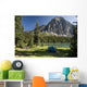 Camping, Taylor Lake, Banff National Park, Banff, Alberta Wall Mural