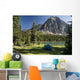 Camping, Taylor Lake, Banff National Park, Banff, Alberta Wall Mural