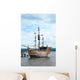 Pirate style ship setting sail on the high seas Wall Mural