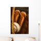 Baseball Glove And Baseball Wall Mural